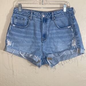 Pacsun high rise mom cut off shorts